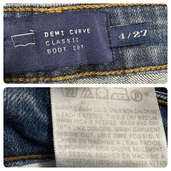 Levi’s Demi Curve Classic Boot Cut Jeans Blue - Picture 5 of 13